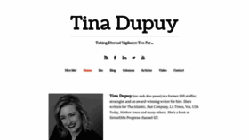 What Tinadupuy.com website looked like in 2020 (3 years ago)