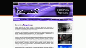 What Tuingeniero.es website looked like in 2020 (3 years ago)