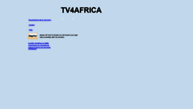 What Tv4africa.com website looked like in 2020 (3 years ago)