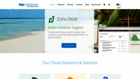 What Topsolutionscloud.com website looked like in 2020 (4 years ago)