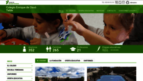 What Telde.escuelateresiana.com website looked like in 2020 (3 years ago)