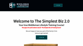 What Thesimplestbiz20.com website looked like in 2020 (3 years ago)