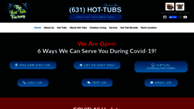 What Thehottubfactory.com website looked like in 2020 (3 years ago)