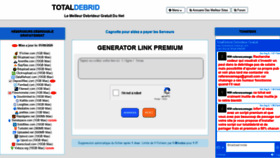 What Totaldebrid.fr website looked like in 2020 (3 years ago)