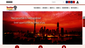 What Teachingnomad.com website looked like in 2020 (3 years ago)