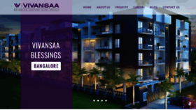 What Thevivansaa.com website looked like in 2020 (3 years ago)