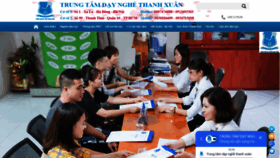 What Trungtamdaynghethanhxuan.vn website looked like in 2020 (3 years ago)