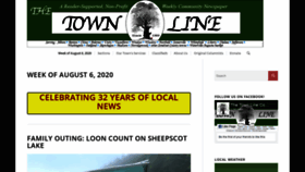 What Townline.org website looked like in 2020 (3 years ago)