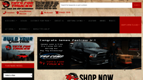 What Toysfortrucks.com website looked like in 2020 (3 years ago)