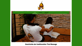 What Thai-massage.in website looked like in 2020 (3 years ago)