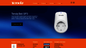 What Tenda.cz website looked like in 2020 (3 years ago)