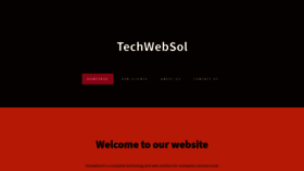 What Techwebsol.com website looked like in 2020 (3 years ago)