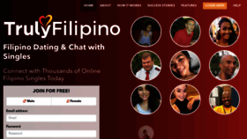 What Trulyfilipino.com website looked like in 2020 (3 years ago)