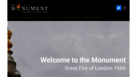 What Themonument.info website looked like in 2020 (3 years ago)