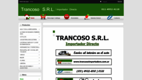What Trancosoimportadora.com.ar website looked like in 2020 (3 years ago)