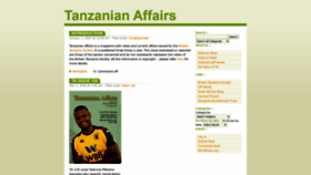 What Tzaffairs.org website looked like in 2020 (3 years ago)