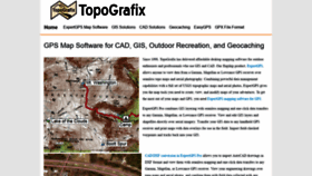 What Topografix.com website looked like in 2020 (3 years ago)