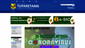 What Tuparetama.pe.gov.br website looked like in 2020 (3 years ago)