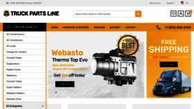 What Truckpartsline.com website looked like in 2020 (3 years ago)