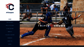 What Triplecrownfastpitch.com website looked like in 2020 (3 years ago)