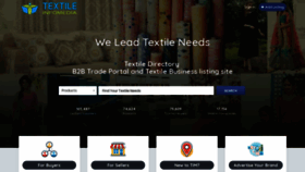 What Textileinfomedia.com website looked like in 2020 (3 years ago)