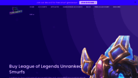 What Turbosmurfs.gg website looked like in 2020 (3 years ago)
