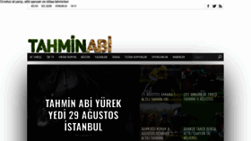 What Tahminabi.com website looked like in 2020 (5 years ago)