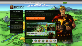 What Travianspeed.net website looked like in 2020 (3 years ago)