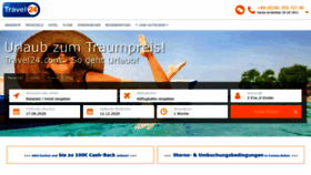 What Travel24-hotels.de website looked like in 2020 (3 years ago)