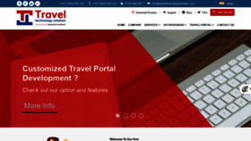 What Traveltechnologysolution.com website looked like in 2020 (3 years ago)