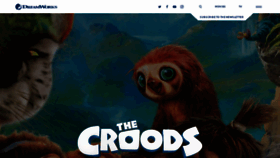 What Thecroodsmovie.com website looked like in 2020 (3 years ago)