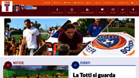 What Tottisoccerschool.it website looked like in 2020 (3 years ago)