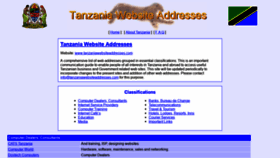 What Tanzaniawebsiteaddresses.com website looked like in 2020 (3 years ago)