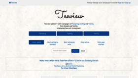 What Teeview.org website looked like in 2020 (3 years ago)