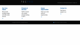 What Tecpro.com.sg website looked like in 2020 (3 years ago)