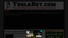 What Teslabet.com website looked like in 2020 (3 years ago)