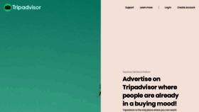 What Tripadvisormediamanager.com website looked like in 2020 (3 years ago)