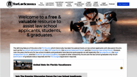 What Top-law-schools.com website looked like in 2020 (3 years ago)