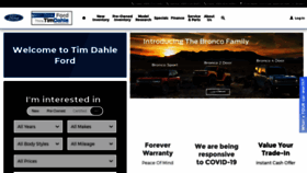 What Timdahleford.net website looked like in 2020 (3 years ago)
