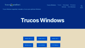 What Trucoswindows.net website looked like in 2020 (3 years ago)