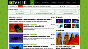 What Tezcell.com website looked like in 2020 (3 years ago)