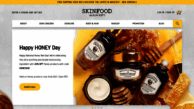 What Theskinfood.us website looked like in 2020 (3 years ago)