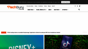 What Techguru.fr website looked like in 2020 (3 years ago)