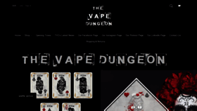 What The-vape-dungeon.com website looked like in 2020 (3 years ago)