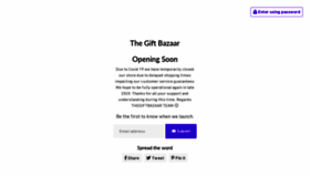 What Thegiftbazaar.com website looked like in 2020 (3 years ago)