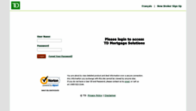 What Tdmortgagesolutions.com website looked like in 2020 (3 years ago)
