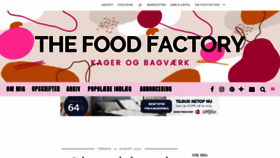 What Thefoodfactory.dk website looked like in 2020 (3 years ago)