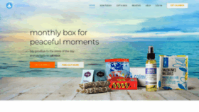 What Thecalmbox.com website looked like in 2020 (5 years ago)