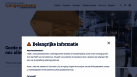 What Tjongerschans.nl website looked like in 2020 (3 years ago)