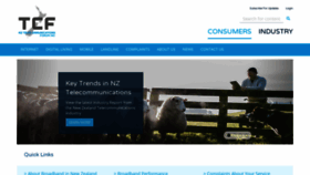 What Tcf.org.nz website looked like in 2020 (3 years ago)